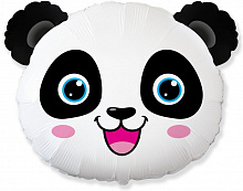 FM фигура 902821 Голова маленькая Панда МИНИ 14" фольгированный шар 