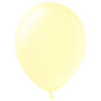 Макарунс желтый 10""(25см)  пастель Китай (Yellow / Macaroons) 100шт/уп