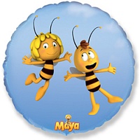 FM с рисунком 18" Круг 401557 пчелка Мая